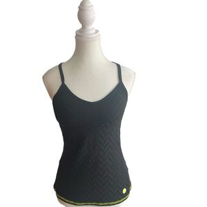 Trina Turk Recreation Performance Active Tank Top Black